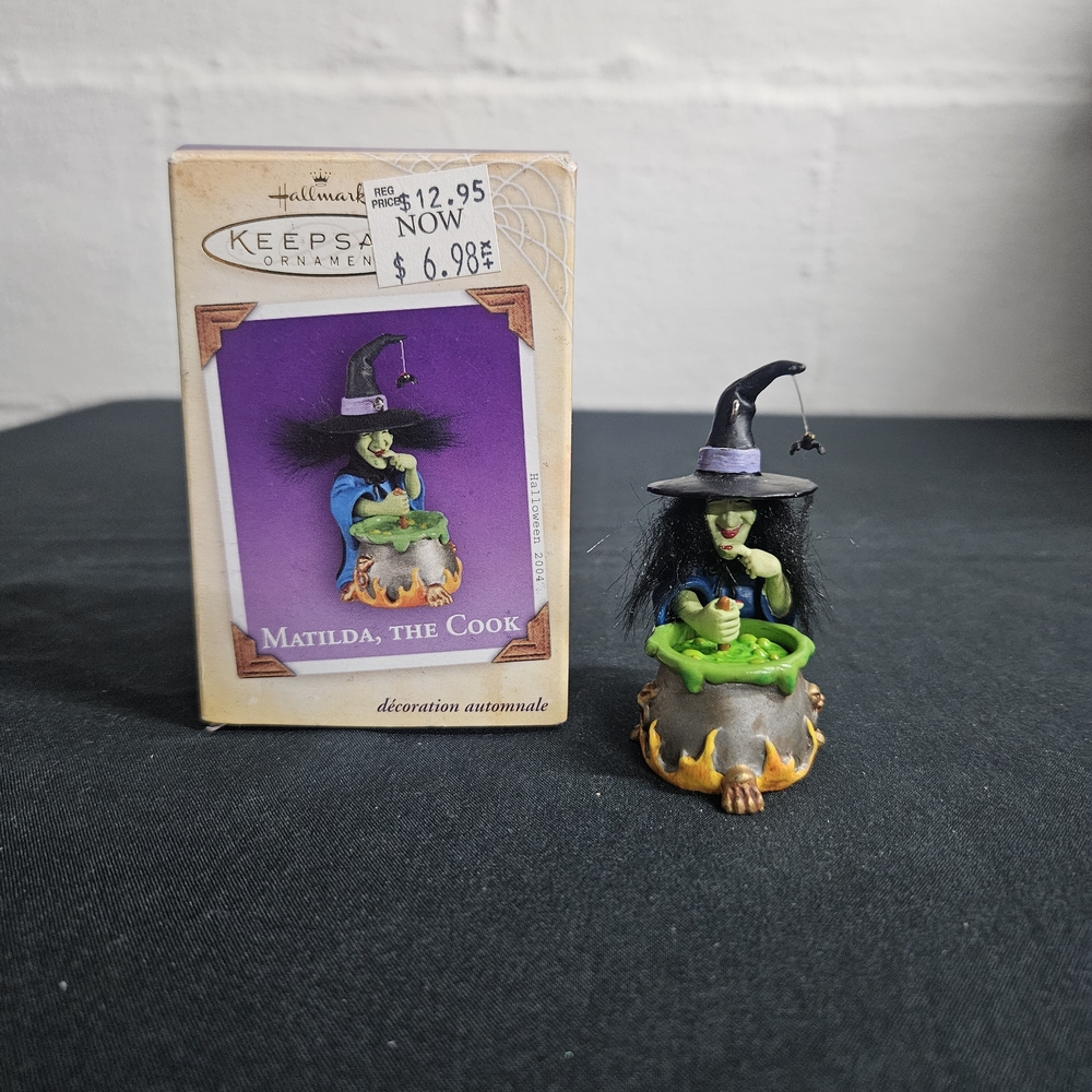 Hallmark Keepsake Ornament - Witch Matilda with Cauldron